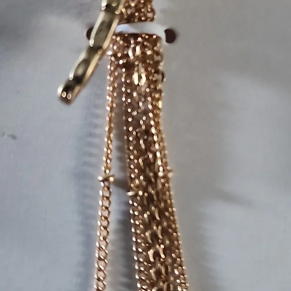 Zara Gold Dragonfly Earrings - Picture 9 of 12